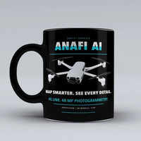 Thumbnail for ANAFI Ai Mug design on black parrot