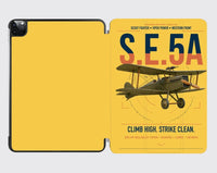 Thumbnail for Royal Aircraft Factory S.E.5a design on yellow ipad tablet case