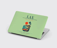 Thumbnail for Los Angeles International Airport (LAX) design on light green MacBook case