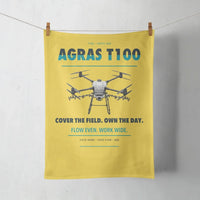 Thumbnail for DJI Agras T100 design on yellow towel