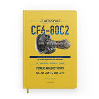 Thumbnail for CF6-80C2 design on yellow notebook