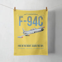 Thumbnail for F-94C Starfire design on yellow towel