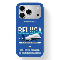 Thumbnail for Airbus A300-600ST BelugaST Case design on blue iphone case