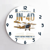 Thumbnail for Curtiss JN-4D Jenny design on white no frame wall clock