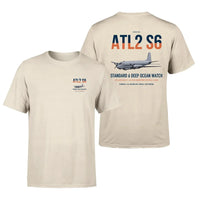 Thumbnail for Atlantique 2 Standard 6 design on beige double-side t-shirt, double-side print