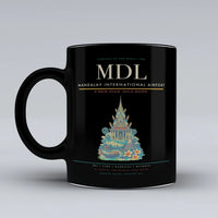 Thumbnail for International Airport MDL Mug design on black mandalay