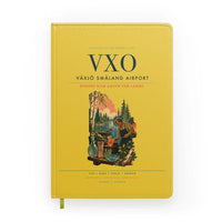 Thumbnail for Växjö Småland Airport (VXO) design on yellow notebook