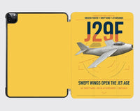 Thumbnail for Saab J 29F Tunnan design on yellow ipad tablet case