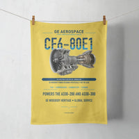 Thumbnail for CF6-80E1 design on yellow towel