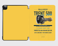 Thumbnail for TRENT 500 design on yellow ipad tablet case