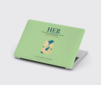 Thumbnail for Heraklion International Airport Nikos Kazantzakis (HER) design on light green MacBook case