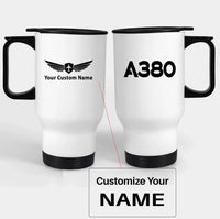 Thumbnail for Customisable Airbus A380 Travel Mug - view 3