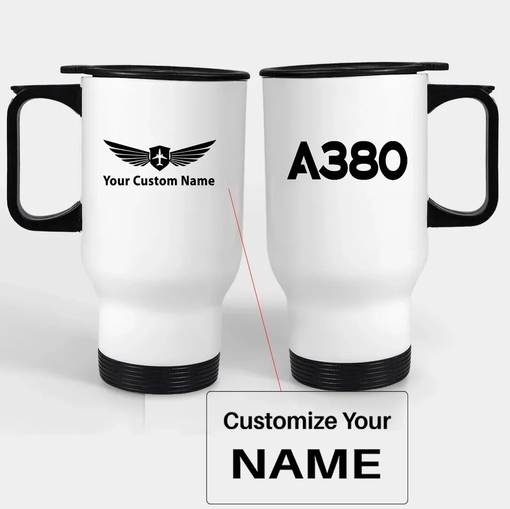 Customisable Airbus A380 Travel Mug - view 3