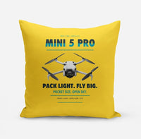 Thumbnail for DJI Mini 5 Pro design on yellow pillow