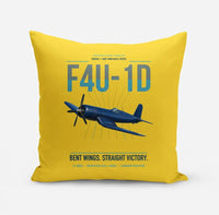 Thumbnail for F4U-1D Corsair design on yellow pillow