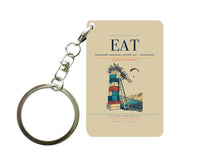 Thumbnail for Pangborn Memorial Airport (EAT) design on beige key chain