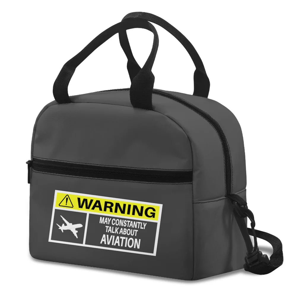 Warning May Constantly Talk About Lunch Bag - view 3