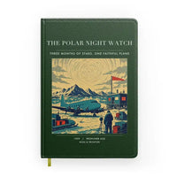Thumbnail for VINTAGE G4357 - The Polar Night Watch - Designed Notebooks design on darkgreen