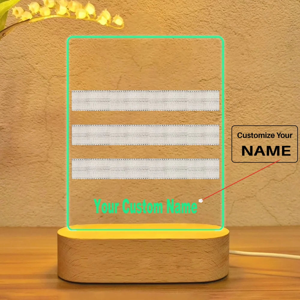 Customisable Pilot Epaulettes Lamp - view 3