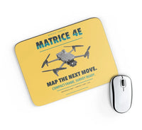 Thumbnail for DJI Matrice 4E design on yellow rectangle mouse pad