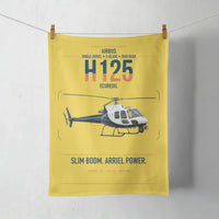 Thumbnail for Airbus H125 design on yellow towel