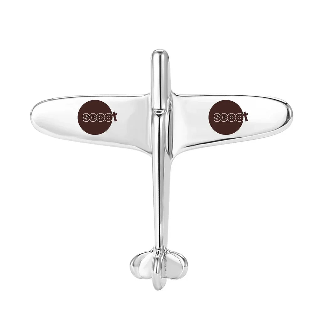 Airplane Shape Brooch - view 3