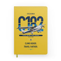 Thumbnail for Cessna 182 Skylane design on yellow notebook