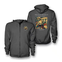 Thumbnail for VINTAGE G4184 - The Galley Breakfast - Premium Zipped Hoodie design on darkgray