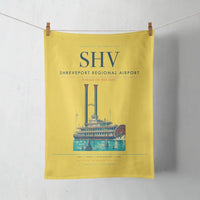 Thumbnail for Shreveport Regional Airport (SHV) design on yellow towel