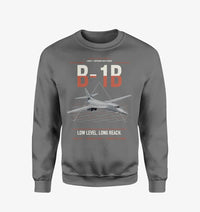 Thumbnail for B-1B Lancer design on gray sweatshirt