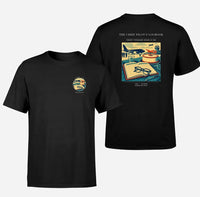Thumbnail for VINTAGE G4426 - The Chief Pilot's Logbook - Double-Side T-Shirt design on black double side t shirt