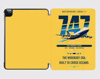 Thumbnail for Boeing 747-200B design on yellow ipad tablet case