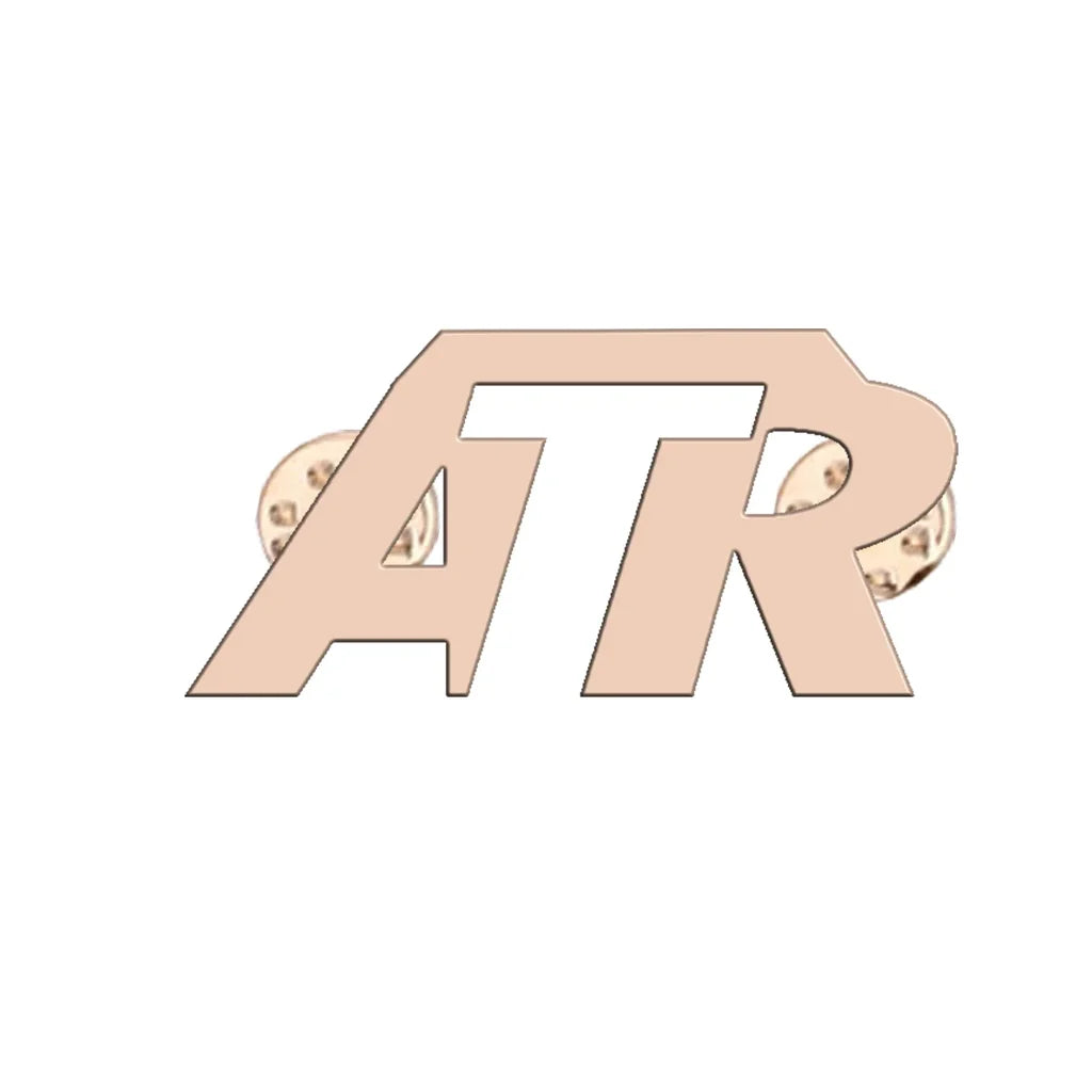 ATR & Text Brooch - view 3
