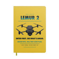 Thumbnail for BRINC LEMUR 2 design on yellow notebook