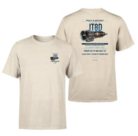 Thumbnail for JT8D design on beige t shirt
