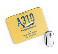 Thumbnail for Airbus A310-300P2F design on yellow rectangle mouse pad