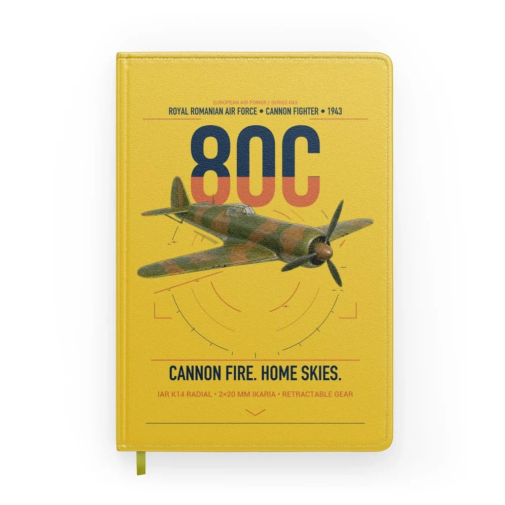 IAR 80C design on yellow notebook