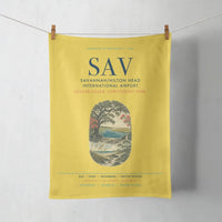 Thumbnail for Savannah-Hilton Head International Airport (SAV) design on yellow towel