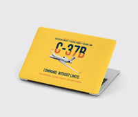 Thumbnail for C-37B Global Command Link design on yellow MacBook case