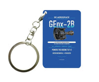 Thumbnail for GEnx-2B Key Chain design on blue key chain