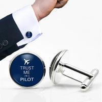 Thumbnail for Trust Me I'm A Pilot Cuff Links - view 3
