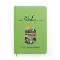 Thumbnail for Salt Lake City International Airport (SLC) design on light green notebook