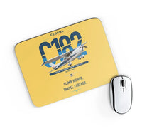 Thumbnail for Cessna 182 Skylane design on yellow rectangle mouse pad