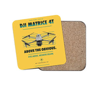 Thumbnail for DJI Matrice 4T design on yellow 1 piece coaster