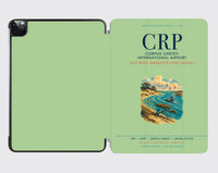 Thumbnail for Corpus Christi International Airport (CRP) design on light green ipad tablet case