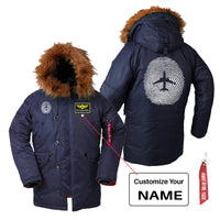 Thumbnail for Aviation Finger Print Bomber Jacket - view 3