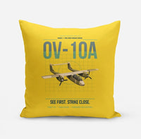 Thumbnail for OV-10A Bronco design on yellow pillow