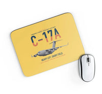 Thumbnail for C-17A Globemaster III design on yellow rectangle mouse pad