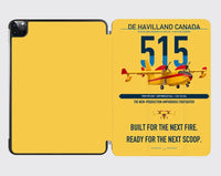 Thumbnail for De Havilland Canadair 515 design on yellow ipad tablet case
