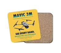 Thumbnail for DJI Mavic 3 Multispectral design on yellow 1 piece coaster